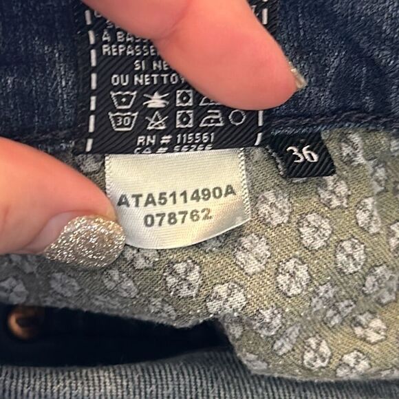 7 For All Mankind Men’s Slimmy Luxe Performance Jeans Denim size 36 - Picture 10 of 11